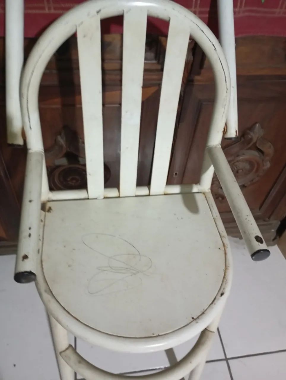 cadeira alimentação bebe ferro - Foto 3