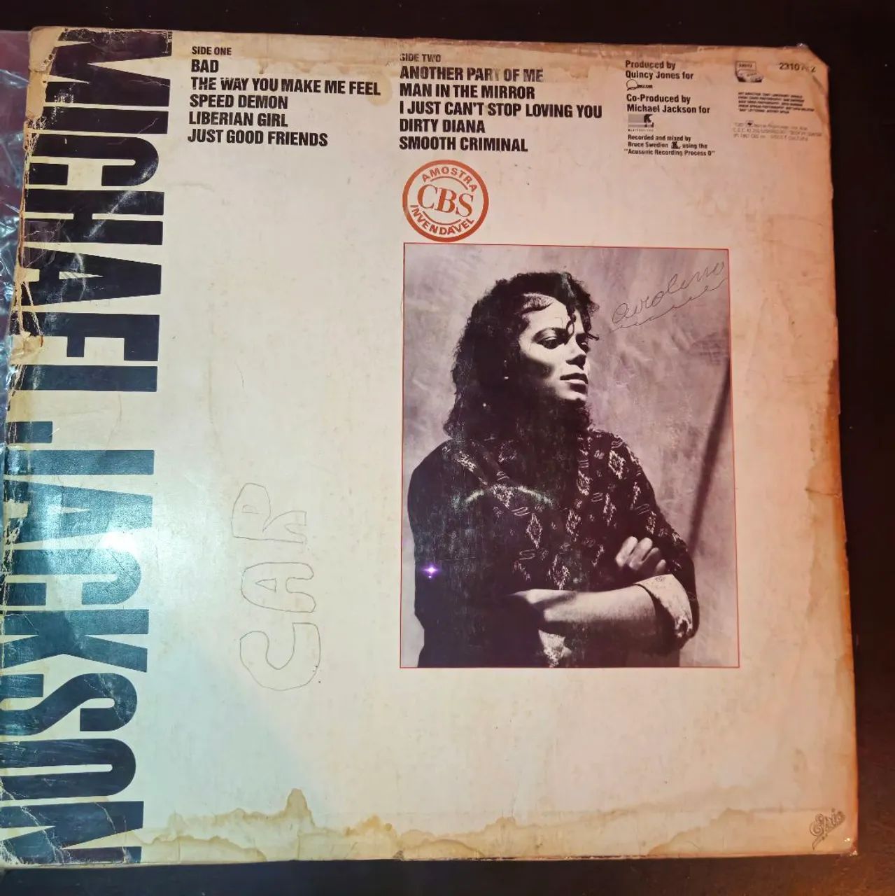 LP Vinil Michael Jackson 'Bad' de Época - Foto 4