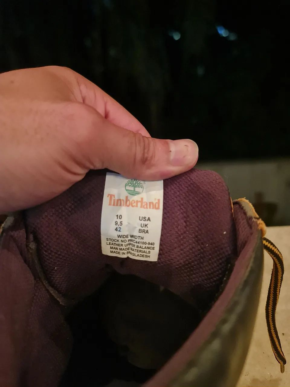 Bota timberland amarela. - Foto 5