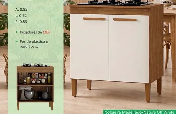 Balcão com Cooktop Lídia - Foto 2