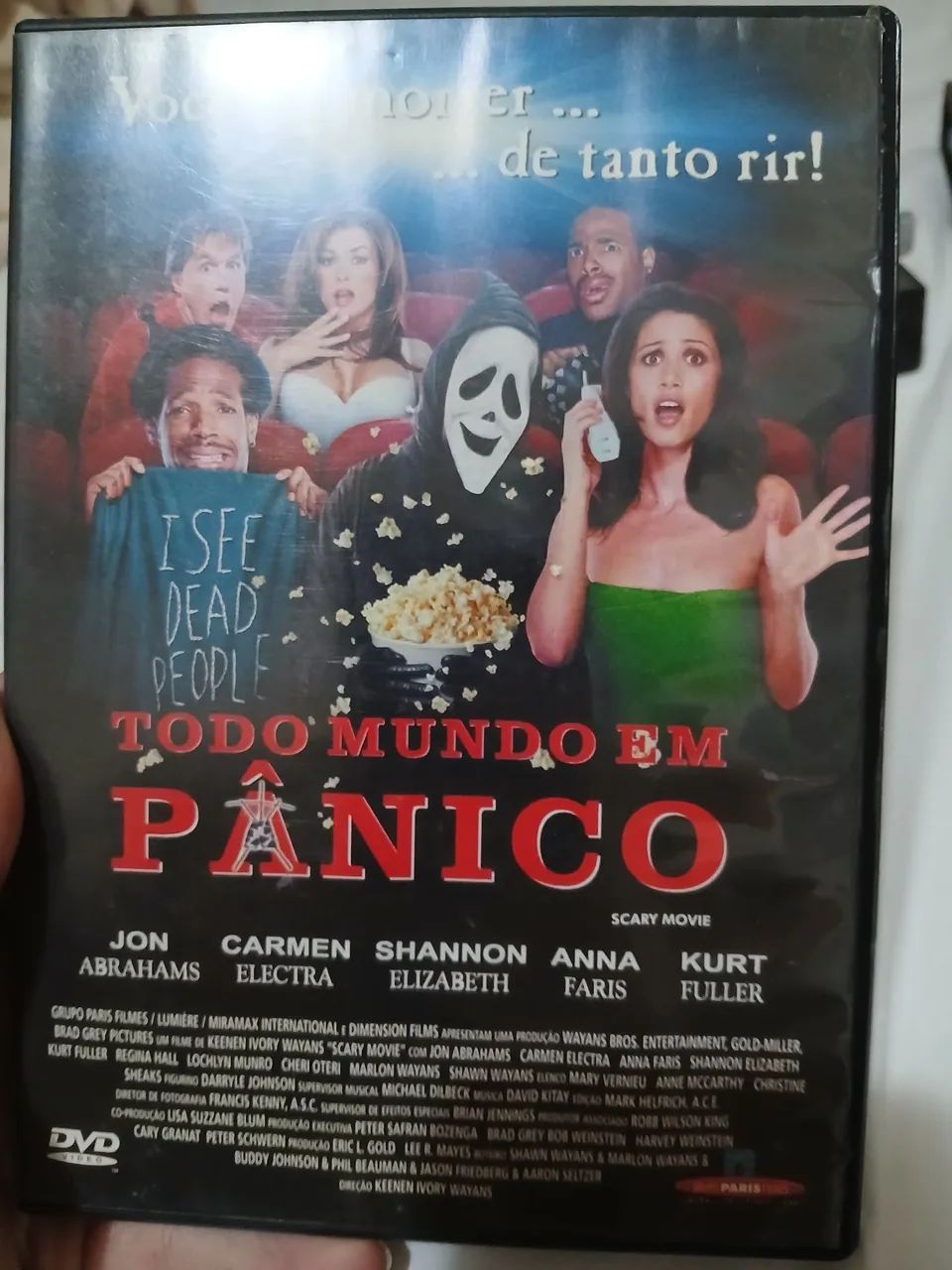 Dvd raro todo mundo em panico 1 primeira tiragem da paris filmes com encarte - Foto 2