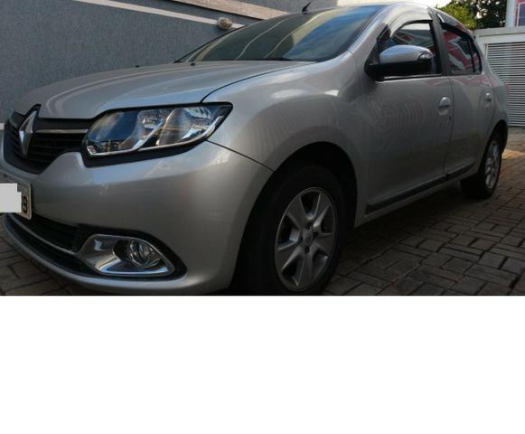 Oferta logan 1.6 dinamique HI-FLEX 1.6 8V com gnv prata impecável 2014 !!! - Foto 9