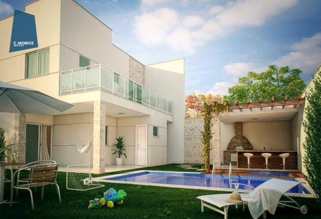 Casa à venda, 205 m² ou 213 m², 3 ou 4 Suítes, 3 vagas, Sapiranga, Fortaleza.