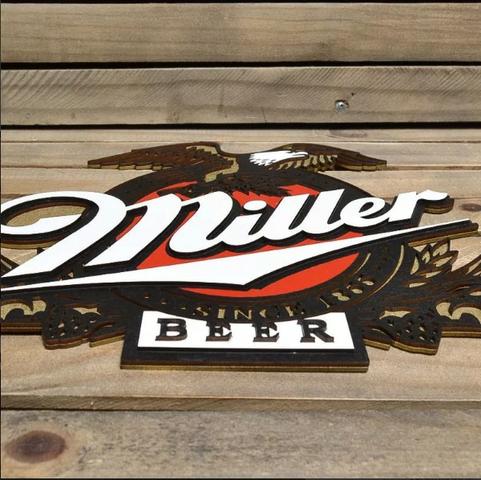 Placa Alto Relevo Miller Cerveja, Bar, Decoração, Bebidas - Foto 4