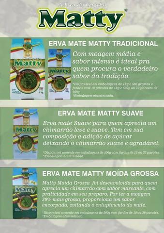Erva matty 500g tradicional/moida da grossa - Foto 2