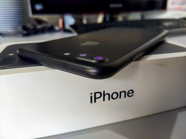 IPhone 7 Plus Preto Matte, Unico dono, 128gb, com NF, com caixa