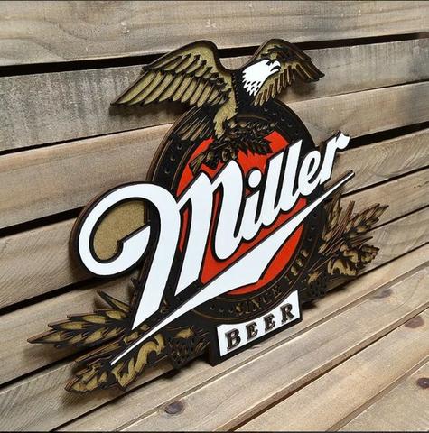 Placa Alto Relevo Miller Cerveja, Bar, Decoração, Bebidas - Foto 5