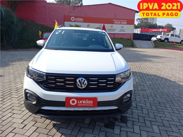 VOLKSWAGEN T-CROSS 2021 1.0 200 TSI TOTAL FLEX COMFORTLINE AUTOMÁTICO