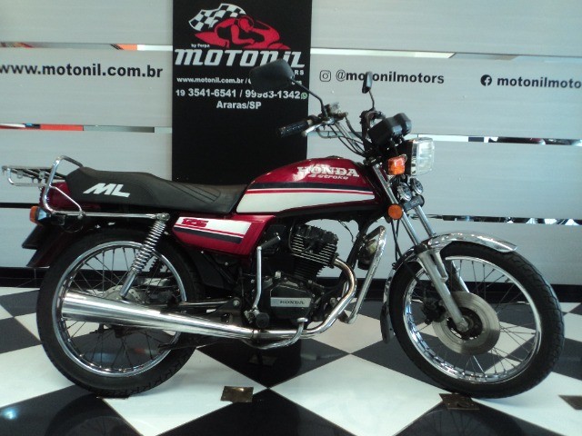 HONDA CG 125 ML VERMELHA 1987