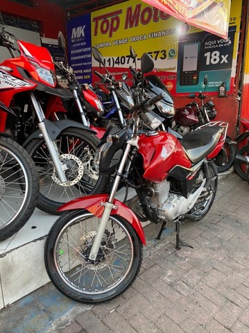 HONDA FAN 150 ESDI 2014 VERMELHA, OTIMO ESTADO DE CONSERVAÇÃO !!! TOP MOTOS
