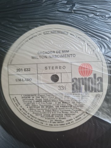 LP Disco Vinil Milton Nascimento Caçador de Mim - Foto 5