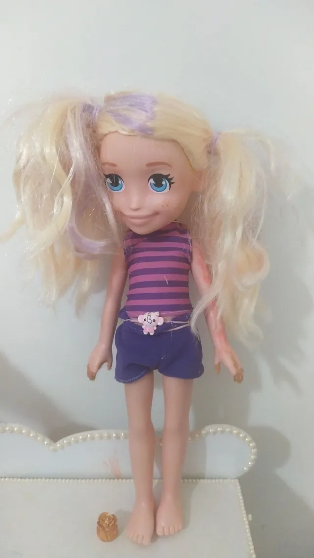 Boneca Polly Que Muda de Roupa Fácil, Brinquedo Polly Pocket Usado  81362020