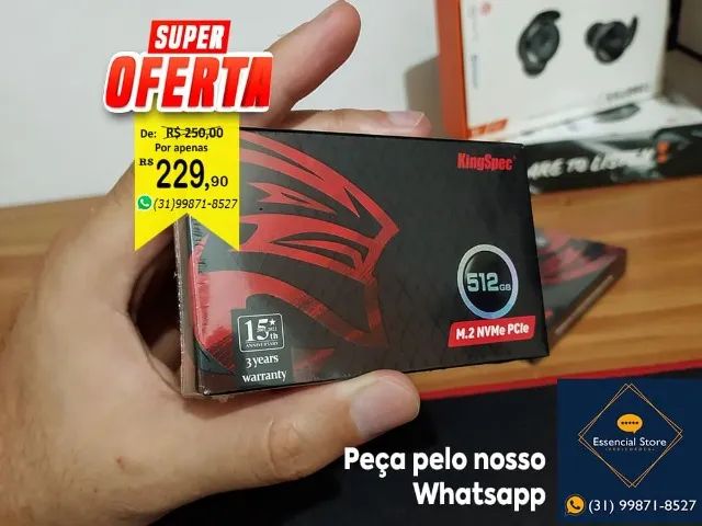 Ssd m2 512Gb Nvme KingSpec NX Series - Super Oferta! - Foto 2
