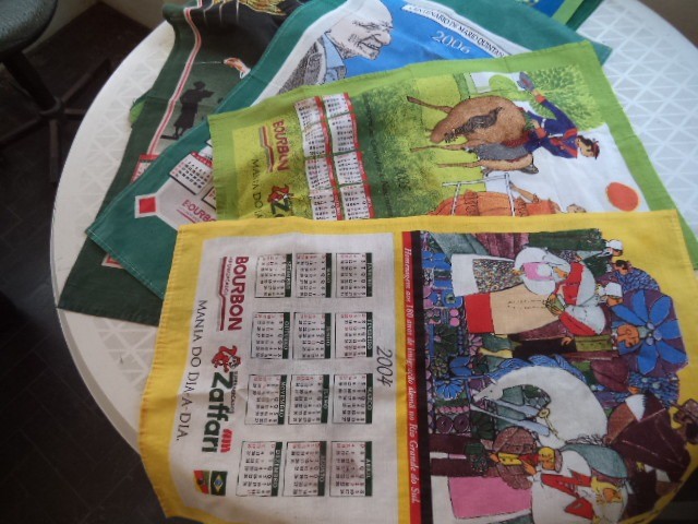 Lote panos calendário Záffari coleção - Foto 2