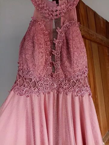 Vestido store rose olx