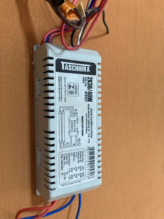 Reator eletrônico 2x36 / 40W T8 T10 T12 Alto fator de potência - Foto 3