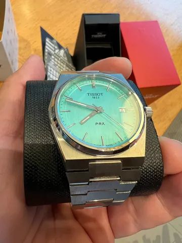 Rel gio Tissot PRX Menta Mint Green Verde Claro Tiffany