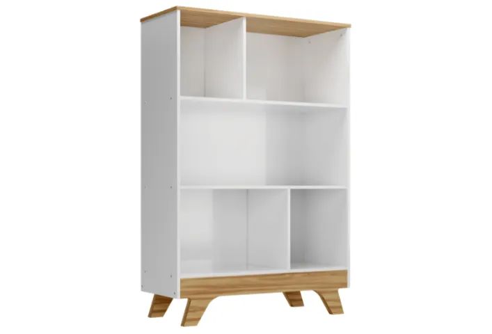 Estante Baixa Retro 100% MDF - Peroba  - Foto 2