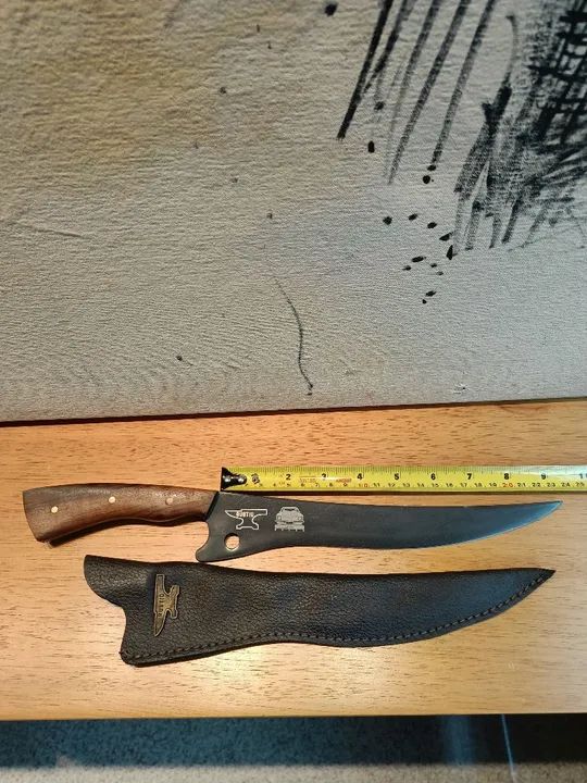 Faca churrasco aço carbono 1070