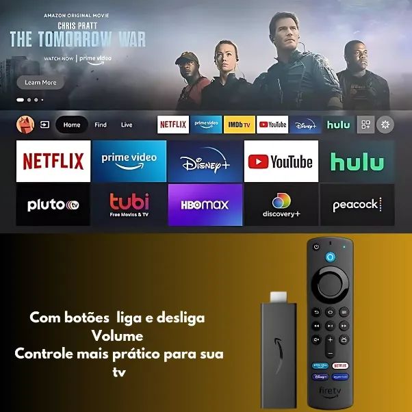 Fire Tv Stick 4K 3º Alexa Amazon Lacrado Global - Foto 4