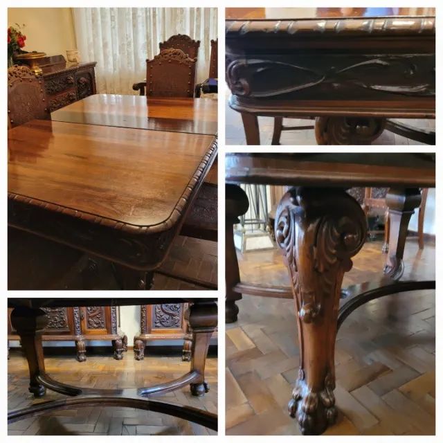 Sala de Jantar estilo renascença - pata de leão - Foto 5