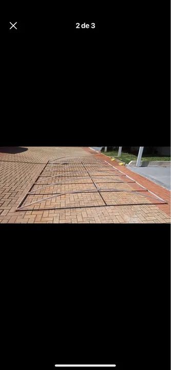 Cobertura de garagem carro 