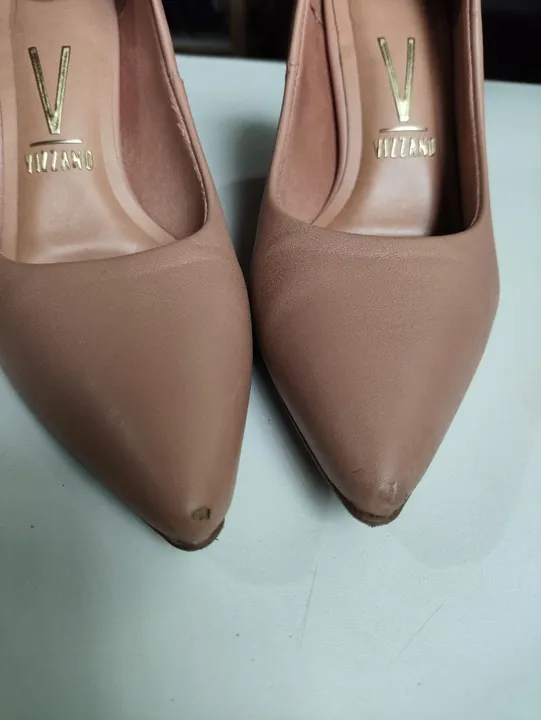 Sapato Scarpin Vizzano Pelica Nude Feminino Bege