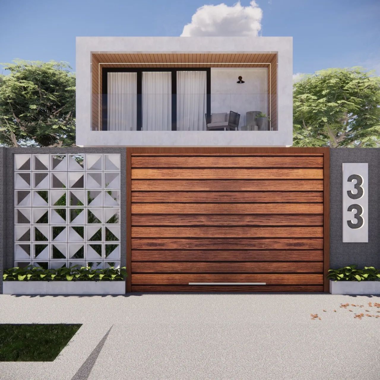 Tijolos vazado decorativo em cimento - Foto 5