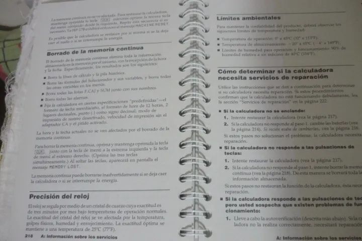 Manual Calculadora Hp 17b Em Espanhol, Em Bom Estado Leia - Foto 4