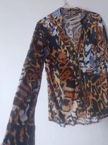 Camisa feminina Maclagen - tamanho M - Foto 3
