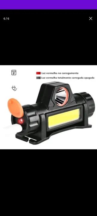Lanterna de cabeça  - Foto 2