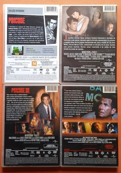 Dvd Psicose - Quadrilogia  - Foto 2