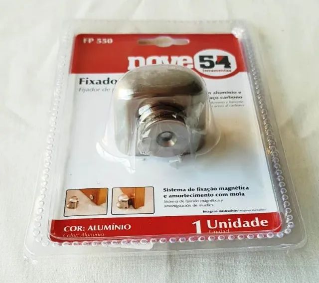 Fixador de Porta com Trava Magnética - FP 550 - Marca Nove 54 Ferramentas - Lacrado - Foto 2