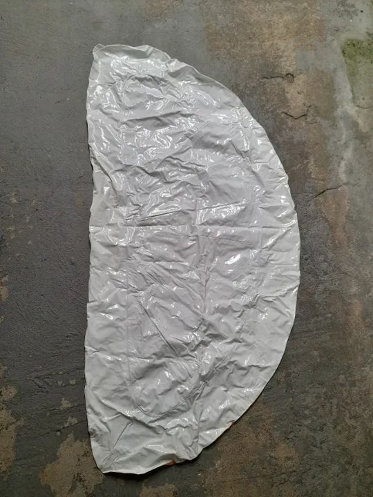 Bóia Colchão Laranja Fatia inflável Piscina Intex - Foto 3