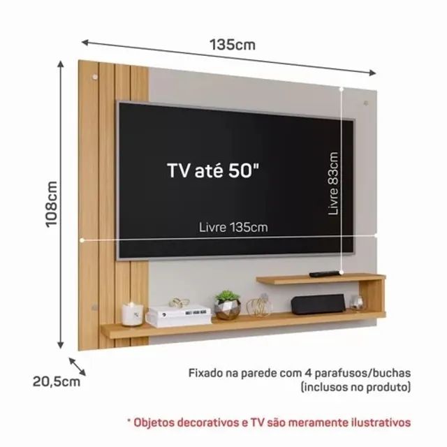 Painel para TV até 50 Polegadas Dunas (Novo) - Foto 4