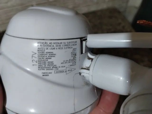 Torneira zagonel agile 127v 4500w   - Foto 3