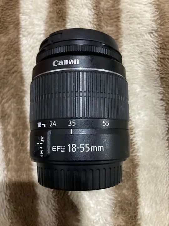 EOS Canon Rebel T6 Seminova + 3 lentes + Flash Canon Speedlite - Foto 3