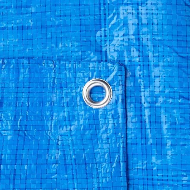 Lona de Polietileno Encerado 2m x 2m Azul 100 Micra - Nove54 - Foto 2