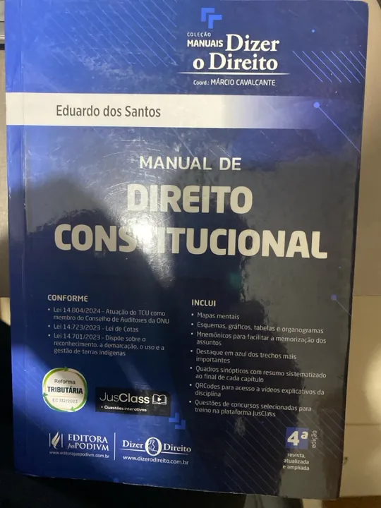 Manual de Direito Constitucional - Dizer o Direito - 4ª edição