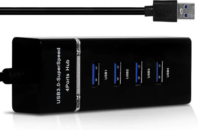 Hub Cabo Usb 3.0 Extensor 4 Portas High Speed Hd Pen Drive - Foto 3
