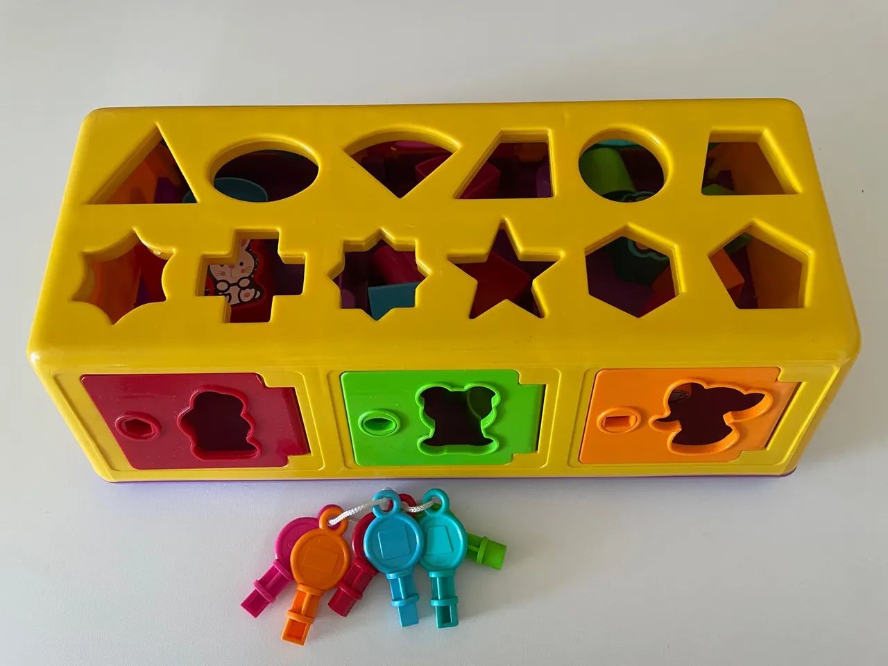 Caixa de encaixe para bebê - estrela - Foto 2