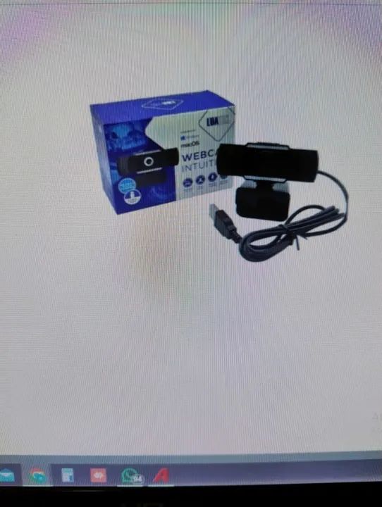 camera webcam intuitive gira 360o graus usb resolução 1920x 1080 c/2 microfones imbutidos 