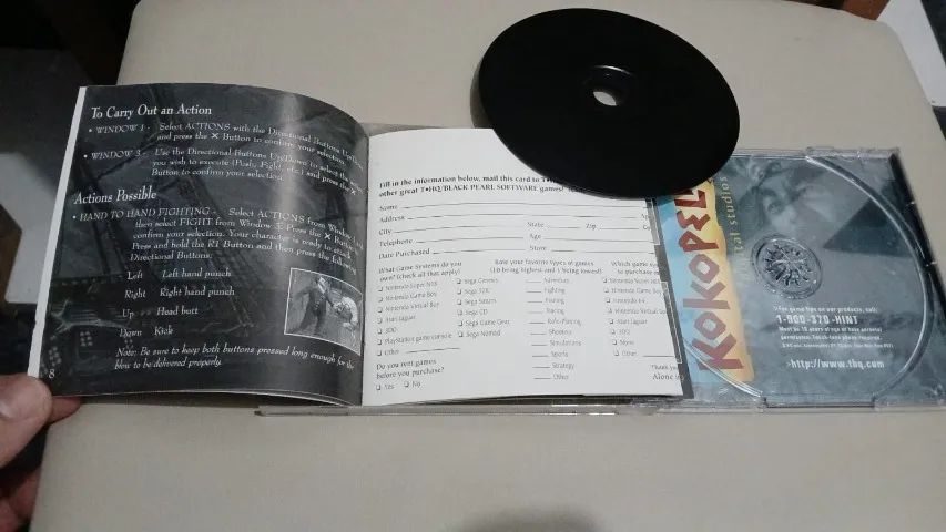 ALONE IN THE DARK ONE-EYED JACK'S REVENGE PS1 ORIGINAL USADO CIB - Foto 4