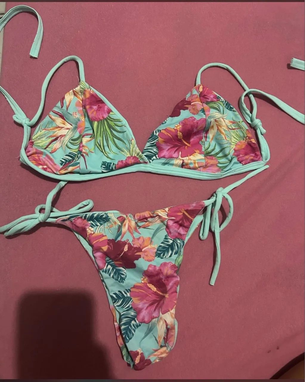Biquíni Floral estampado dupla face