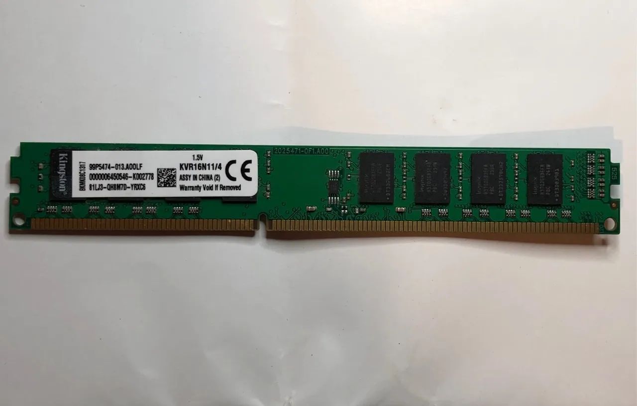 Memória Kingston DDR3 4GB 1600MHz desktop - Foto 2