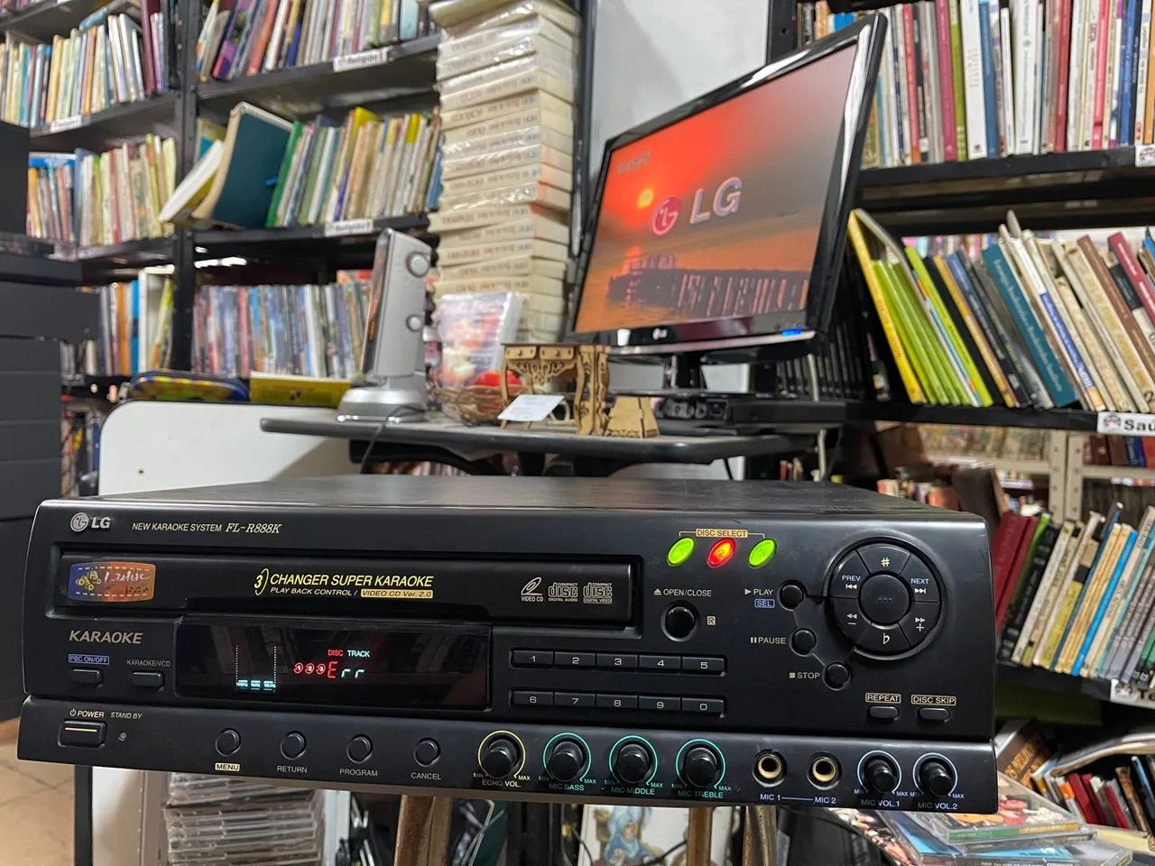 Aparelho de Karaoke LG fl-r888k japones controle remoto