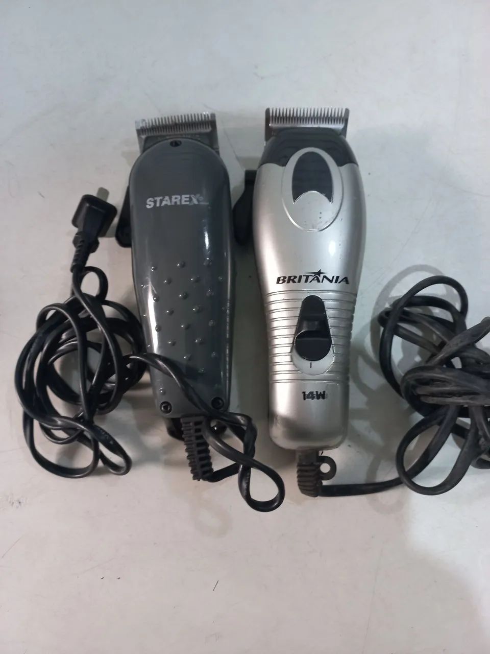 2 máquina de cortar cabelo Starex e Britânia 