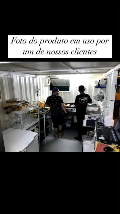 Container para Comércio FRETE E DESCARGA GRATIS(raio de 150km)-C/ Parte Elétrica Completa - Foto 4