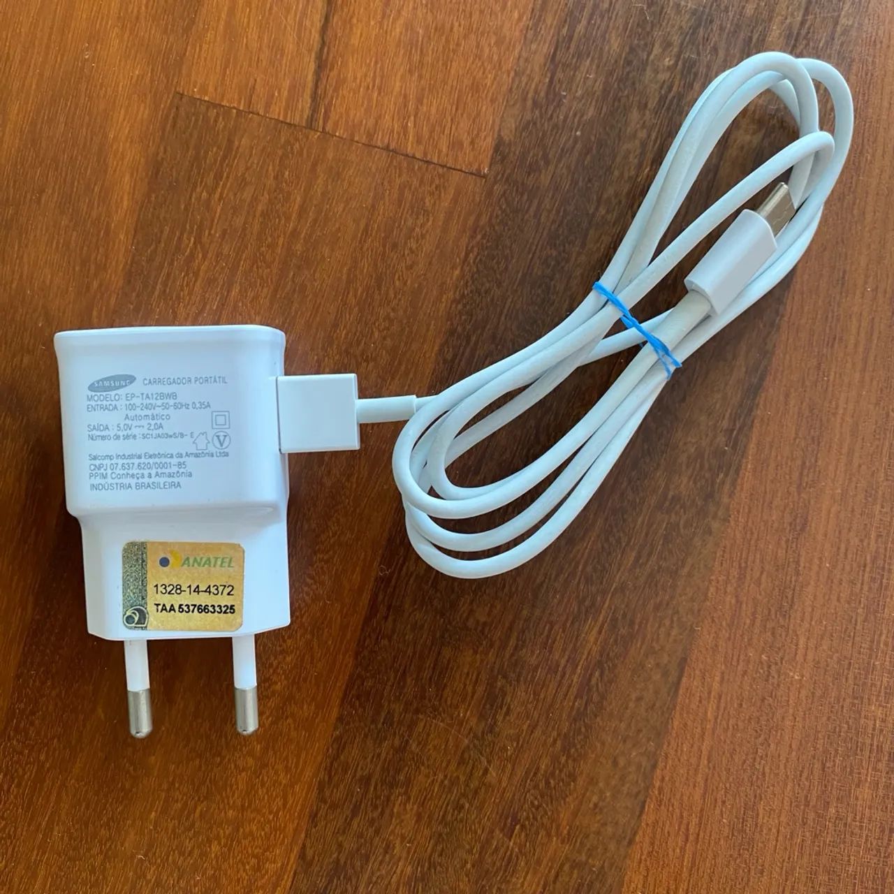 Fonte Original Samsung +Cabo similar tipo C (Leia o anúncio
