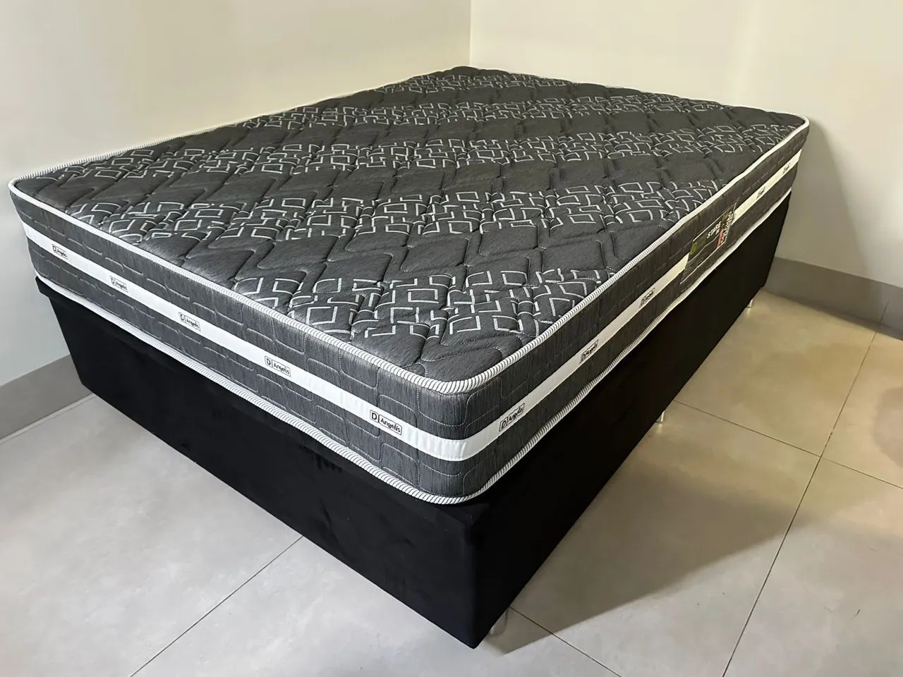 Cama baú casal Colchão molas novo garantia preço de fábrica  - Foto 4